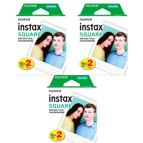 Fujifilm instax SQUARE Instant Film, 60 Prints